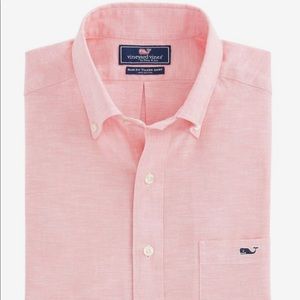 Vineyard Vines Slim Fit Tucker Shirt - Pink Medium